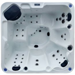 Wanna SPA 5-osobowa 40 dysz biała/szara 200×200