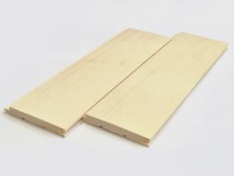 Deska do sauny Osika Biała 15x120mm (STS) Wertykalna